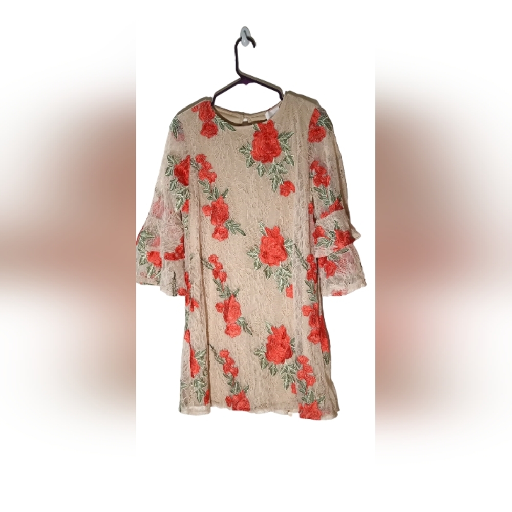 Karlie Tan Lace Dress